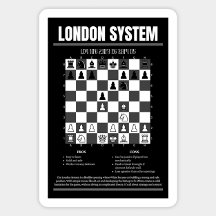 London System Chess Opening Magnet